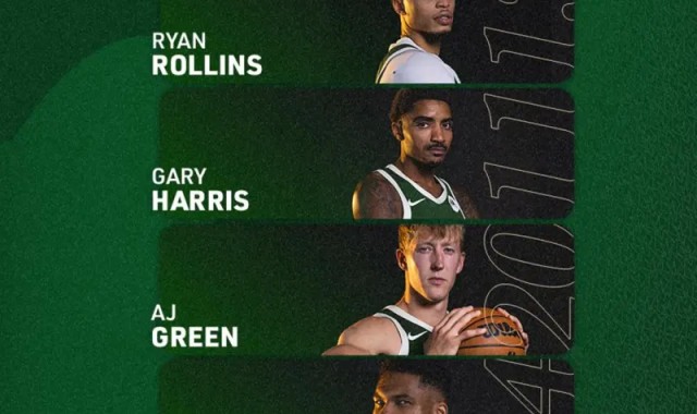 开云电子-雄鹿首发：字母哥、罗林斯、哈里斯、AJ-格林、库兹马